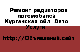 Ремонт радиаторов автомобилей - Курганская обл. Авто » Услуги   